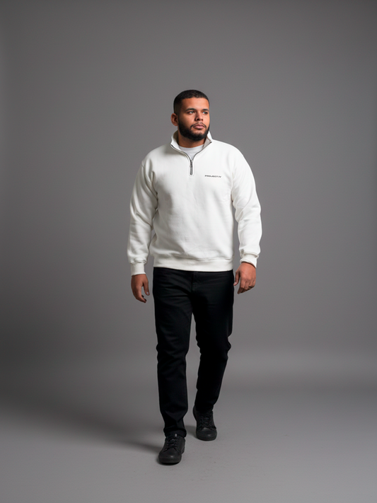 The Quarterzip V1 - Off White